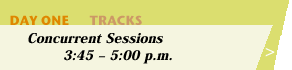Concurrent Sessions 2-3:15 pm